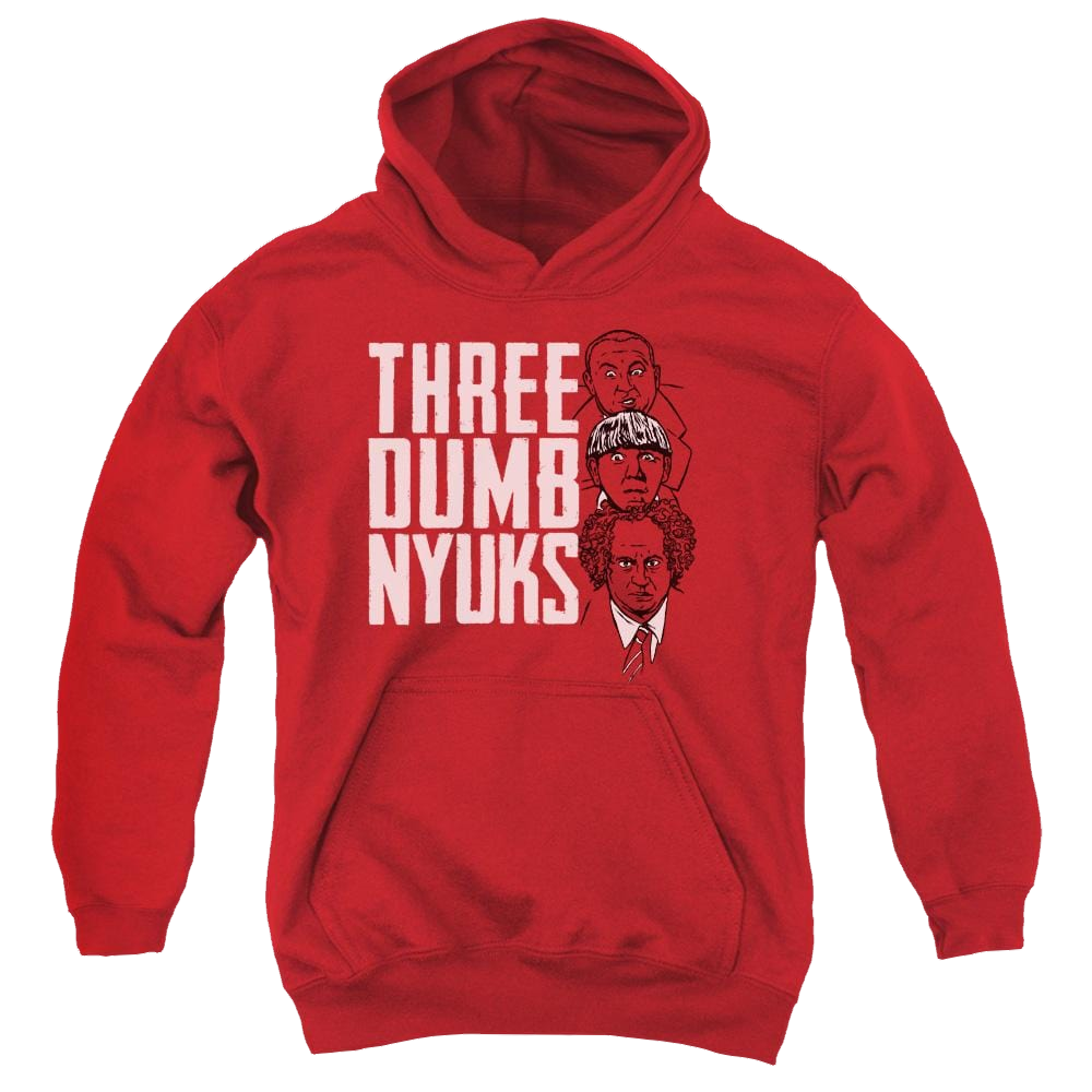 The Three Stooges Three Dumb Nyuks Youth Hoodie (Ages 8-12) Youth Hoodie (Ages 8-12) The Three Stooges   