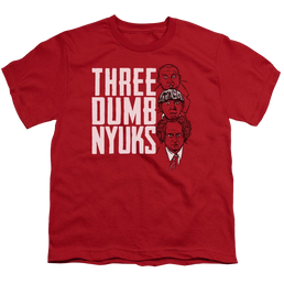 The Three Stooges Three Dumb Nyuks Youth T-Shirt (Ages 8-12) Youth T-Shirt (Ages 8-12) The Three Stooges   