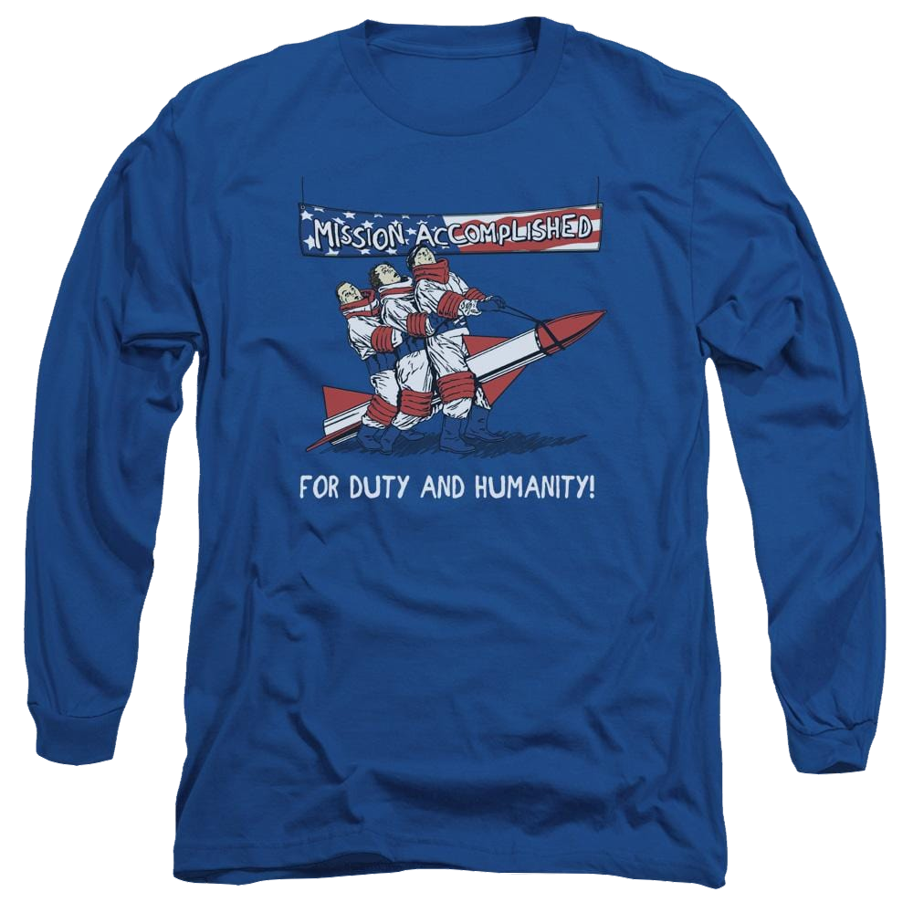 The Three Stooges Mission Accomplished Men's Long Sleeve T-Shirt Men's Long Sleeve T-Shirt The Three Stooges   