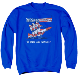 The Three Stooges Mission Accomplished Men's Crewneck Sweatshirt Men's Crewneck Sweatshirt The Three Stooges   