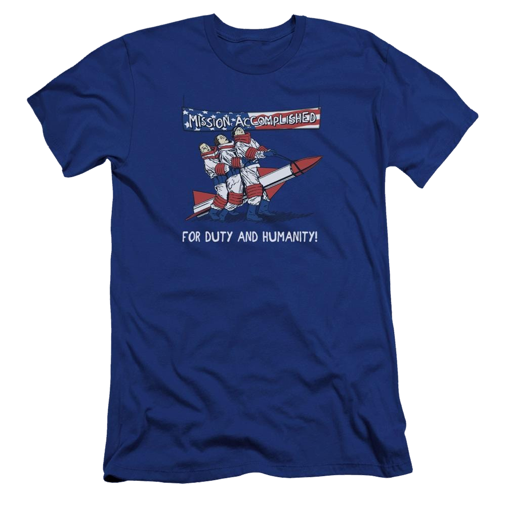 The Three Stooges Mission Accomplished Men's Premium Slim Fit T-Shirt Men's Premium Slim Fit T-Shirt The Three Stooges   