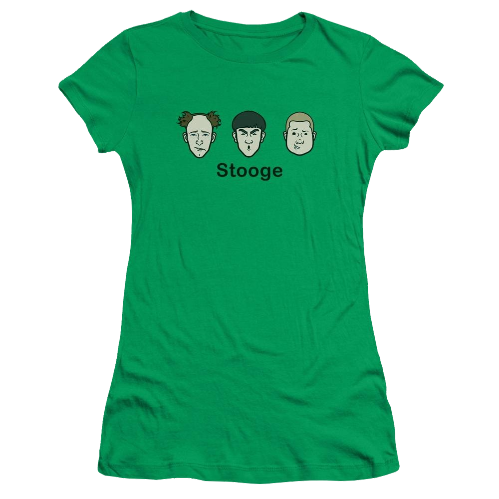 The Three Stooges Stooge Juniors T-Shirt Juniors T-Shirt The Three Stooges   