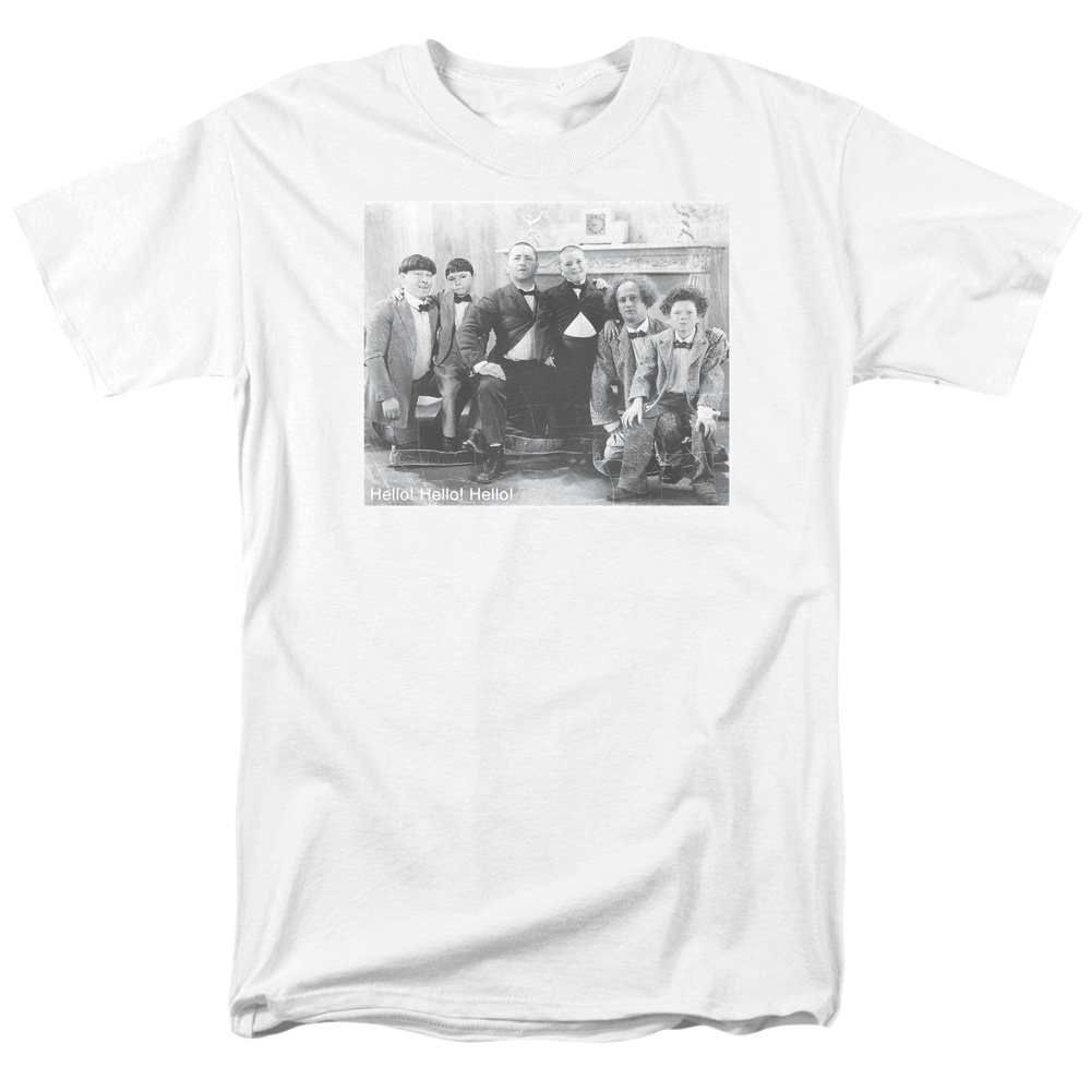 The Three Stooges Hello Men's Regular Fit T-Shirt Men's Regular Fit T-Shirt The Three Stooges   
