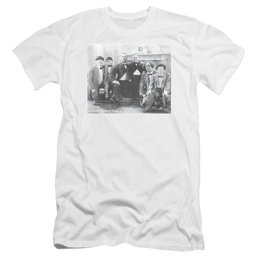 The Three Stooges Hello Men's Premium Slim Fit T-Shirt Men's Premium Slim Fit T-Shirt The Three Stooges   