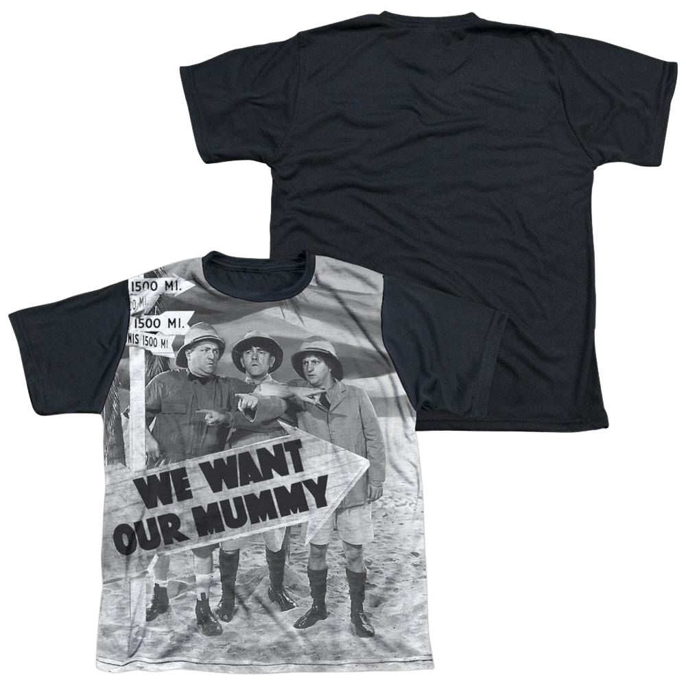 The Three Stooges Tunis 1500 Youth Black Back T-Shirt (Ages 8-12) Youth Black Back T-Shirt (Ages 8-12) The Three Stooges   
