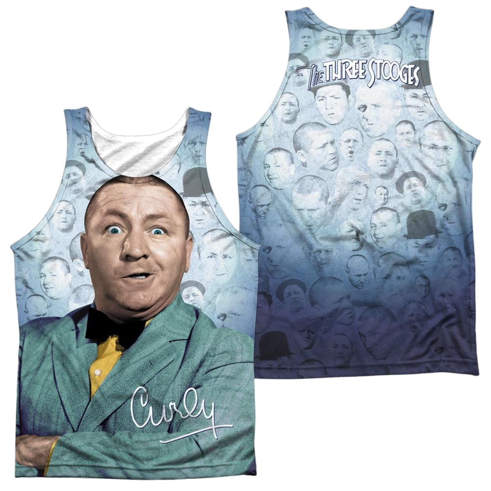 The Three Stooges Curly Heads Men's All Over Print Tank Men's All Over Print Tank The Three Stooges   