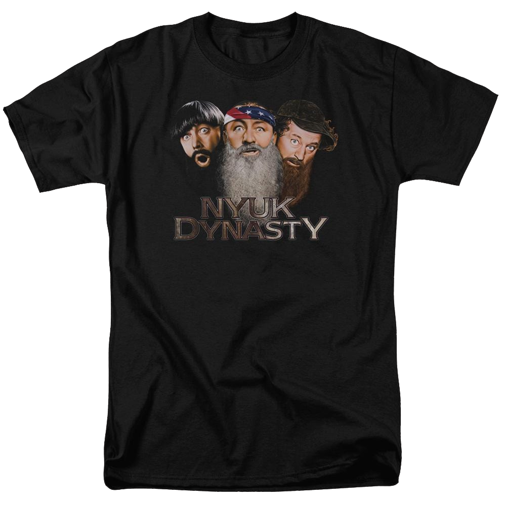 The Three Stooges Nyuk Dynasty 2 Men's Regular Fit T-Shirt Men's Regular Fit T-Shirt The Three Stooges   