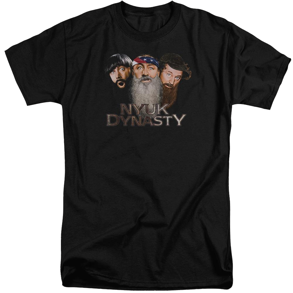 The Three Stooges Nyuk Dynasty 2 Men's Tall Fit T-Shirt Men's Tall Fit T-Shirt The Three Stooges   