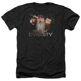 The Three Stooges Nyuk Dynasty 2 Men's Heather T-Shirt Men's Heather T-Shirt The Three Stooges   