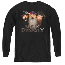 Three Stooges, The Nyuk Dynasty 2 - Youth Long Sleeve T-Shirt Youth Long Sleeve T-Shirt The Three Stooges   