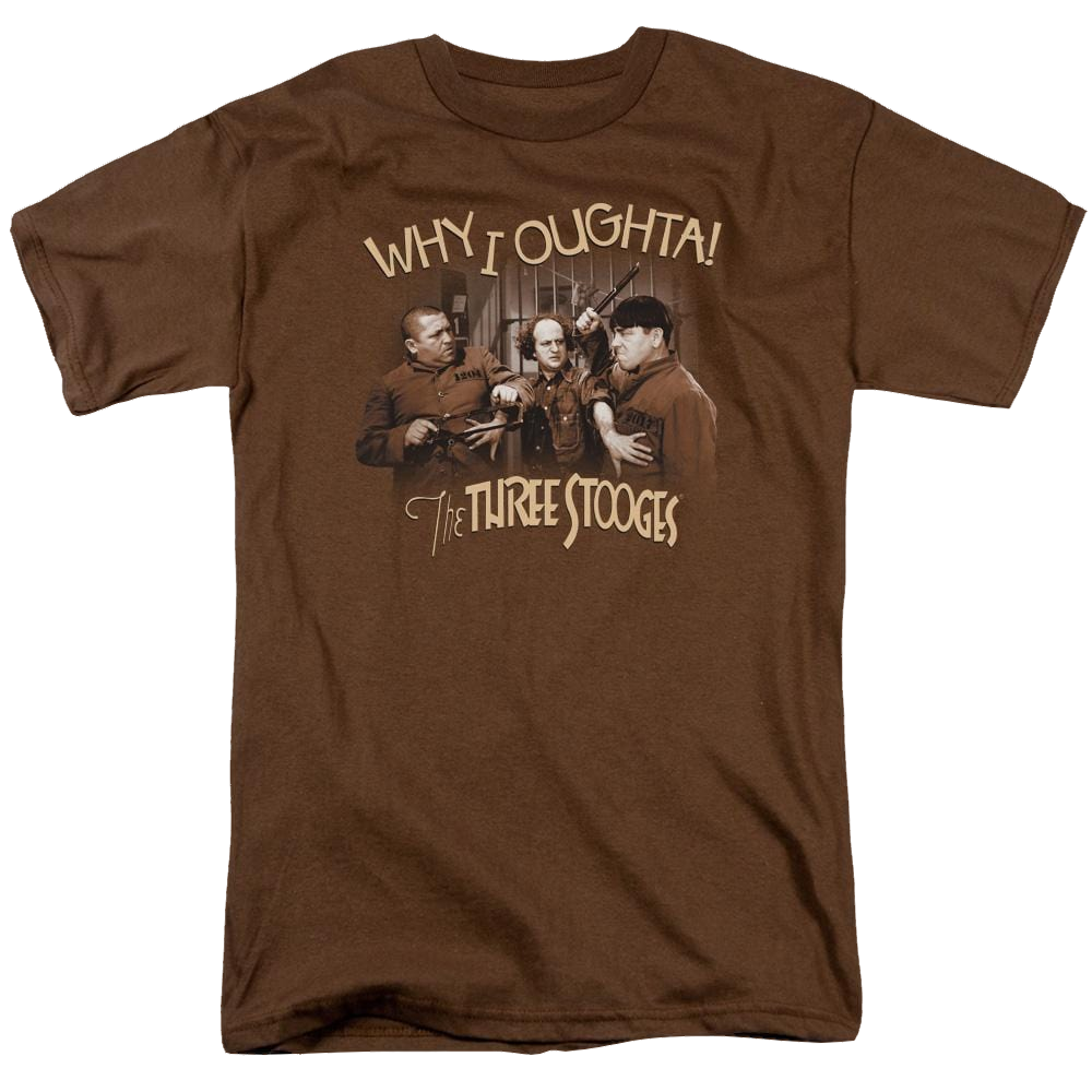 Three Stooges, The Why I Oughta - Men's Regular Fit T-Shirt Men's Regular Fit T-Shirt The Three Stooges   