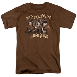 Three Stooges, The Why I Oughta - Men's Regular Fit T-Shirt Men's Regular Fit T-Shirt The Three Stooges   
