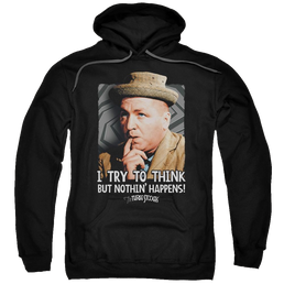 The Three Stooges Try To Think Pullover Hoodie Pullover Hoodie The Three Stooges   