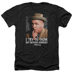 The Three Stooges Try To Think Men's Heather T-Shirt Men's Heather T-Shirt The Three Stooges   