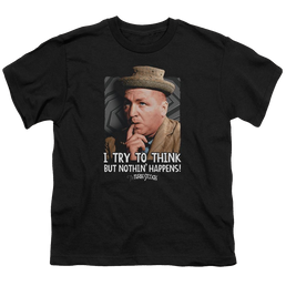 The Three Stooges Try To Think Youth T-Shirt (Ages 8-12) Youth T-Shirt (Ages 8-12) The Three Stooges   