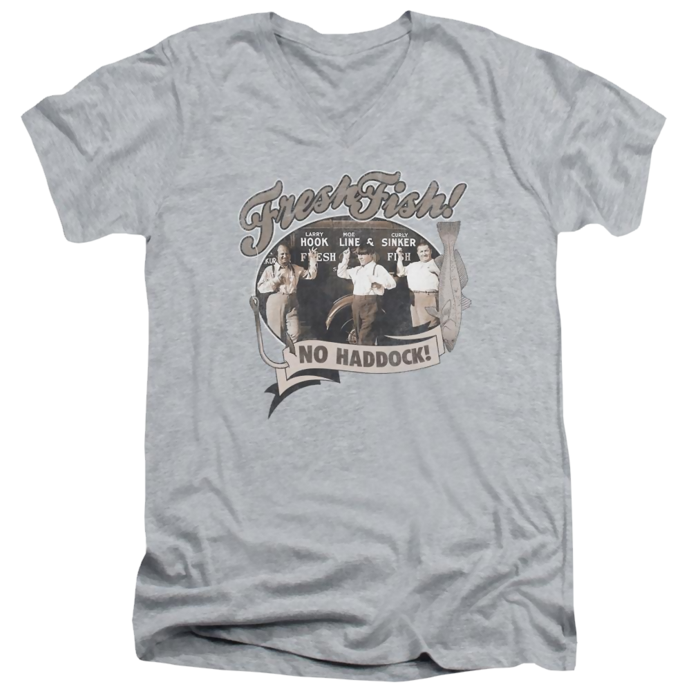 The Three Stooges Fresh Fish Men's V-Neck T-Shirt Men's V-Neck T-Shirt The Three Stooges   