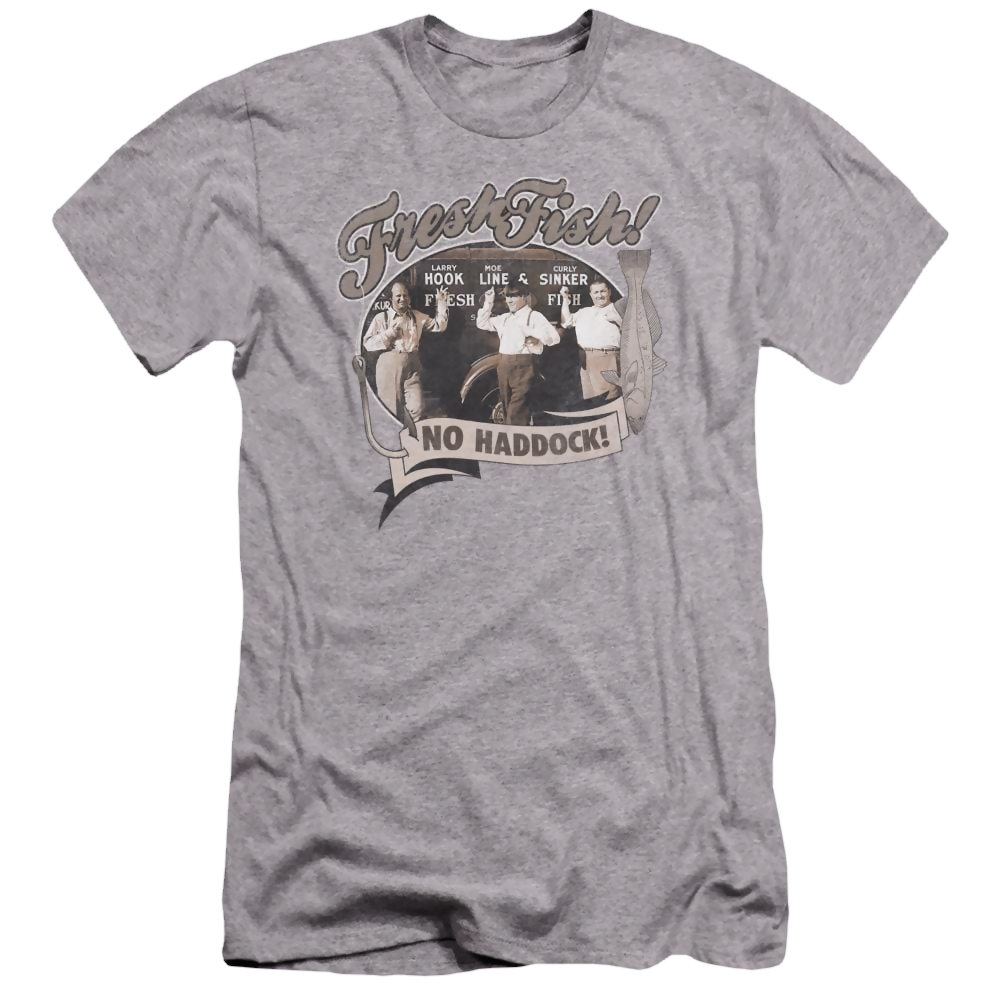 The Three Stooges Fresh Fish Men's Premium Slim Fit T-Shirt Men's Premium Slim Fit T-Shirt The Three Stooges   
