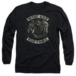 The Three Stooges Wise Guy Customs Men's Long Sleeve T-Shirt Men's Long Sleeve T-Shirt The Three Stooges   