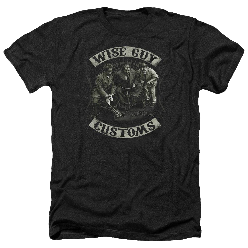The Three Stooges Wise Guy Customs Men's Heather T-Shirt Men's Heather T-Shirt The Three Stooges   