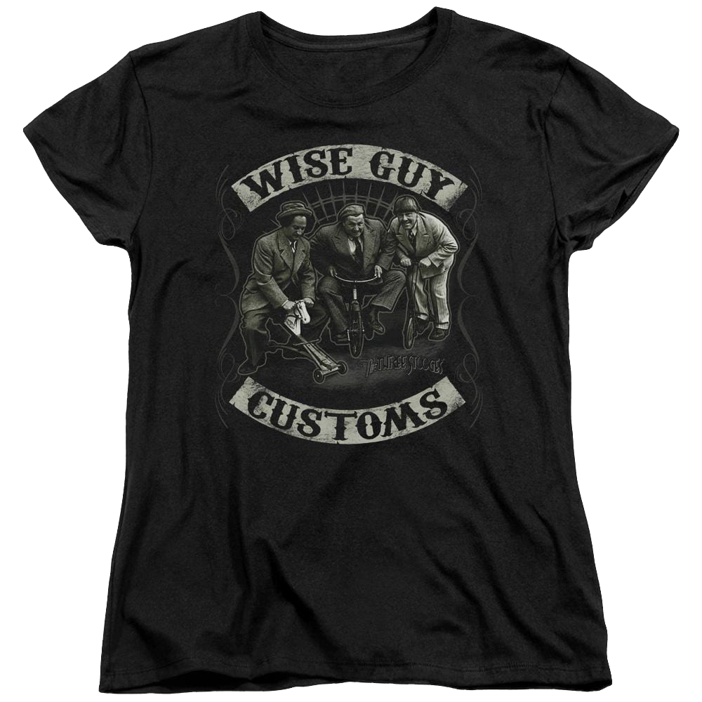 The Three Stooges Wise Guy Customs Women's T-Shirt Women's T-Shirt The Three Stooges   
