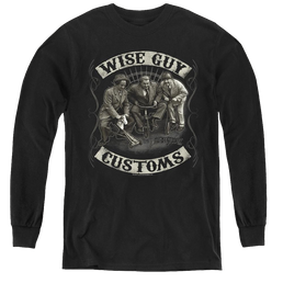 Three Stooges, The Wise Guy Customs - Youth Long Sleeve T-Shirt Youth Long Sleeve T-Shirt The Three Stooges   