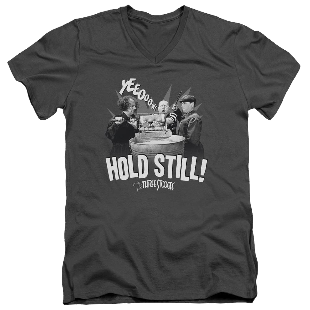 The Three Stooges Hold Still Men's V-Neck T-Shirt Men's V-Neck T-Shirt The Three Stooges   