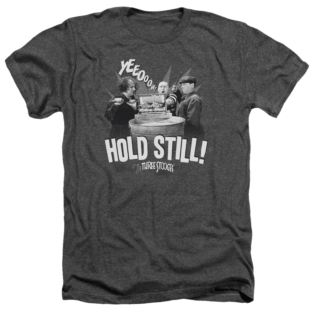 The Three Stooges Hold Still Men's Heather T-Shirt Men's Heather T-Shirt The Three Stooges   