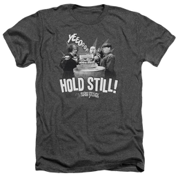 The Three Stooges Hold Still Men's Heather T-Shirt Men's Heather T-Shirt The Three Stooges   