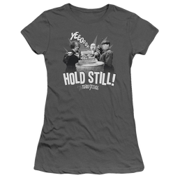 The Three Stooges Hold Still Juniors T-Shirt Juniors T-Shirt The Three Stooges   