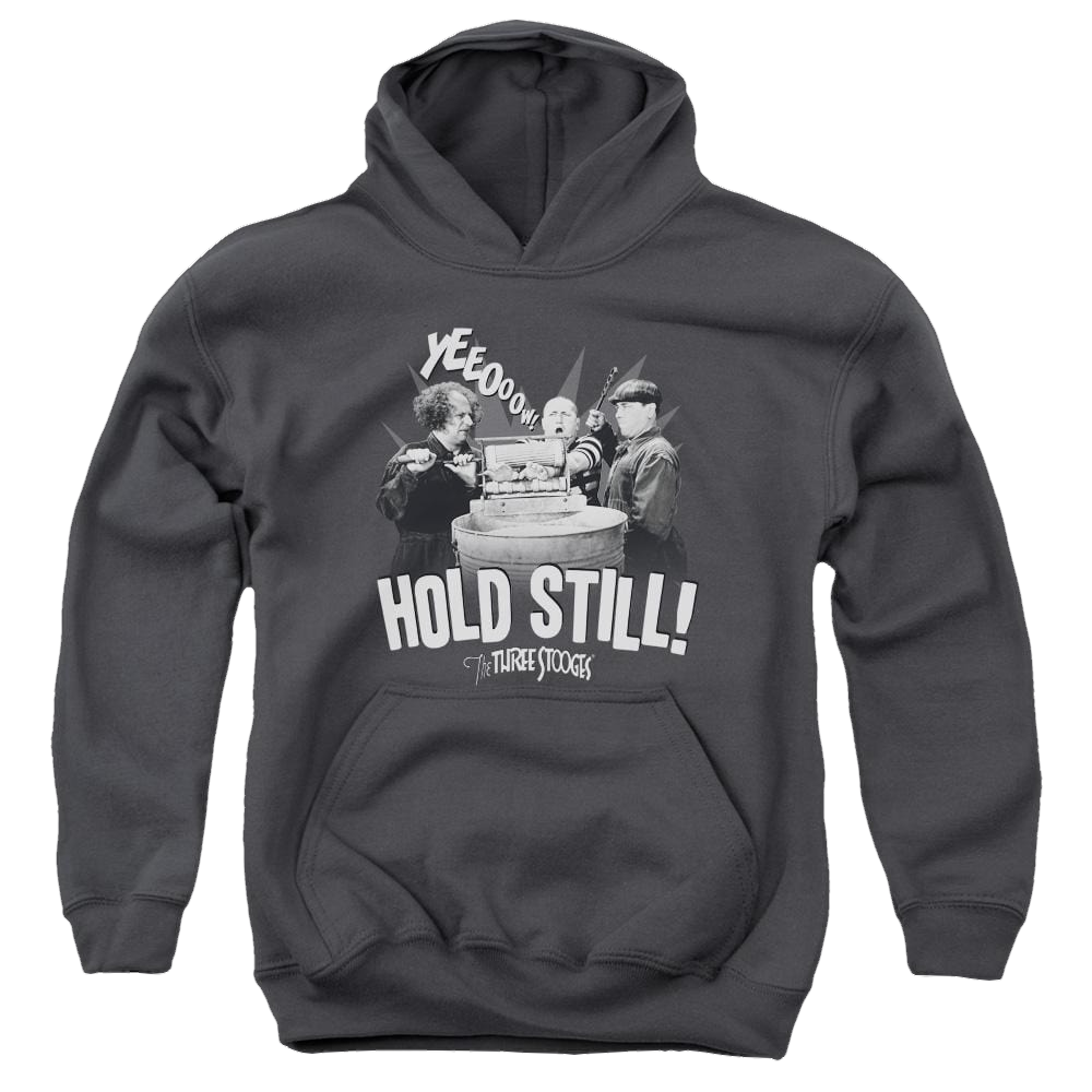 The Three Stooges Hold Still Youth Hoodie (Ages 8-12) Youth Hoodie (Ages 8-12) The Three Stooges   