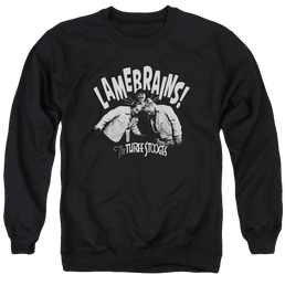 The Three Stooges Lamebrains Men's Crewneck Sweatshirt Men's Crewneck Sweatshirt The Three Stooges   