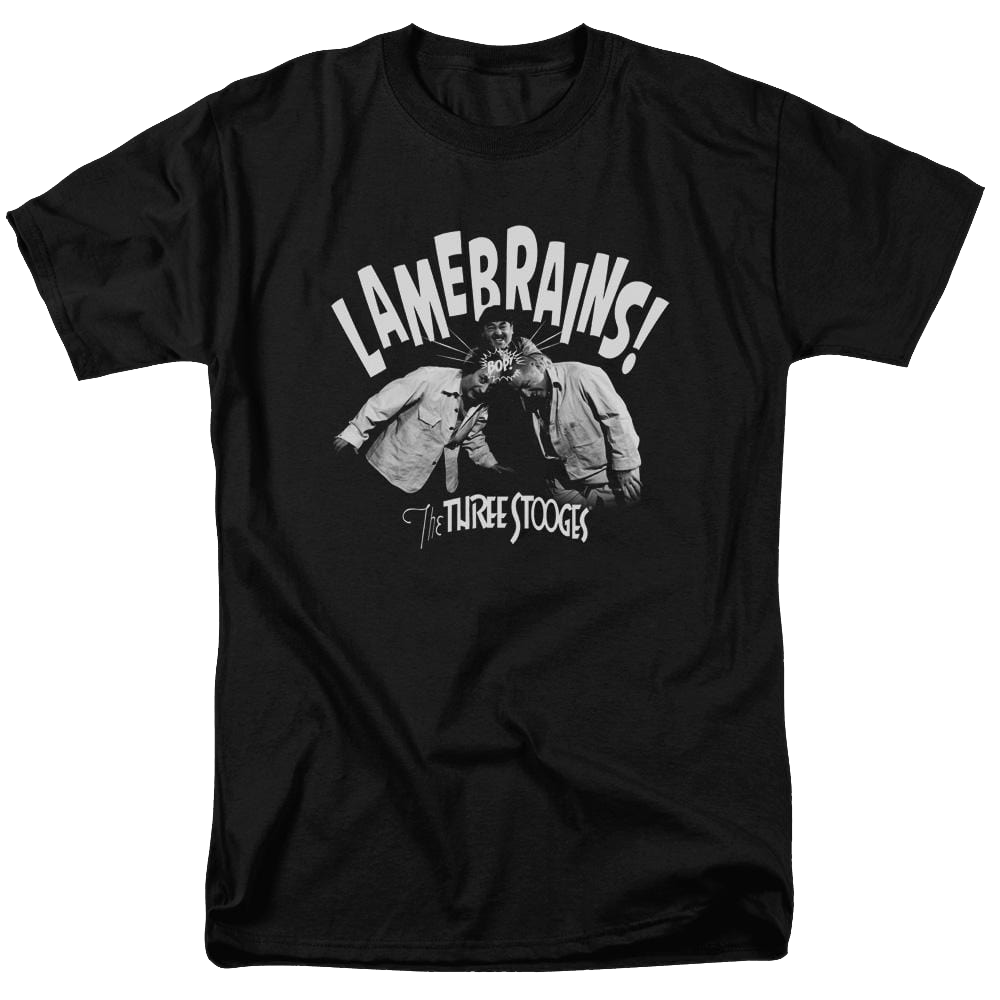 The Three Stooges Lamebrains Men's Regular Fit T-Shirt Men's Regular Fit T-Shirt The Three Stooges   