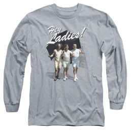 The Three Stooges Hey Ladies Men's Long Sleeve T-Shirt Men's Long Sleeve T-Shirt The Three Stooges   