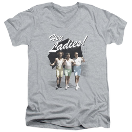 The Three Stooges Hey Ladies Men's V-Neck T-Shirt Men's V-Neck T-Shirt The Three Stooges   