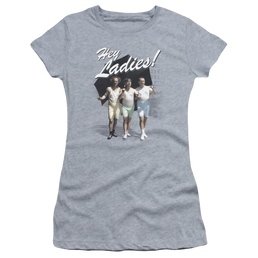 The Three Stooges Hey Ladies Juniors T-Shirt Juniors T-Shirt The Three Stooges   