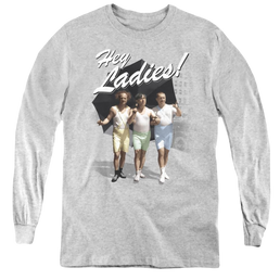 Three Stooges, The Hey Ladies - Youth Long Sleeve T-Shirt Youth Long Sleeve T-Shirt The Three Stooges   
