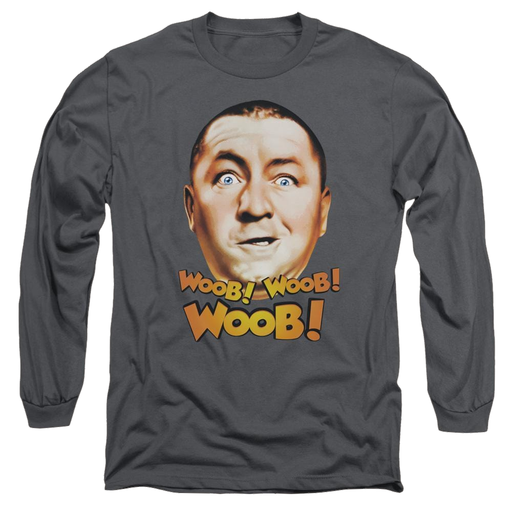 The Three Stooges Woob Woob Woob Men's Long Sleeve T-Shirt Men's Long Sleeve T-Shirt The Three Stooges   