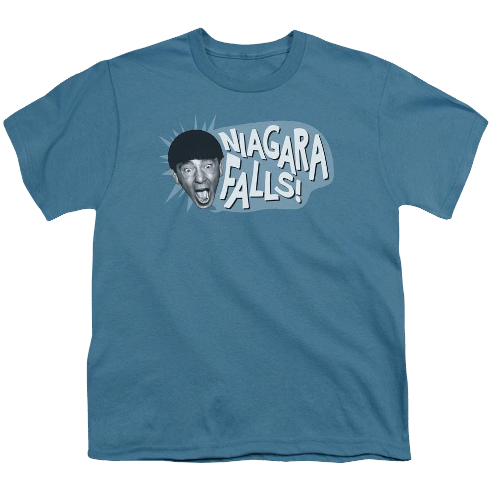 The Three Stooges Niagara Falls Youth T-Shirt (Ages 8-12) Youth T-Shirt (Ages 8-12) The Three Stooges   