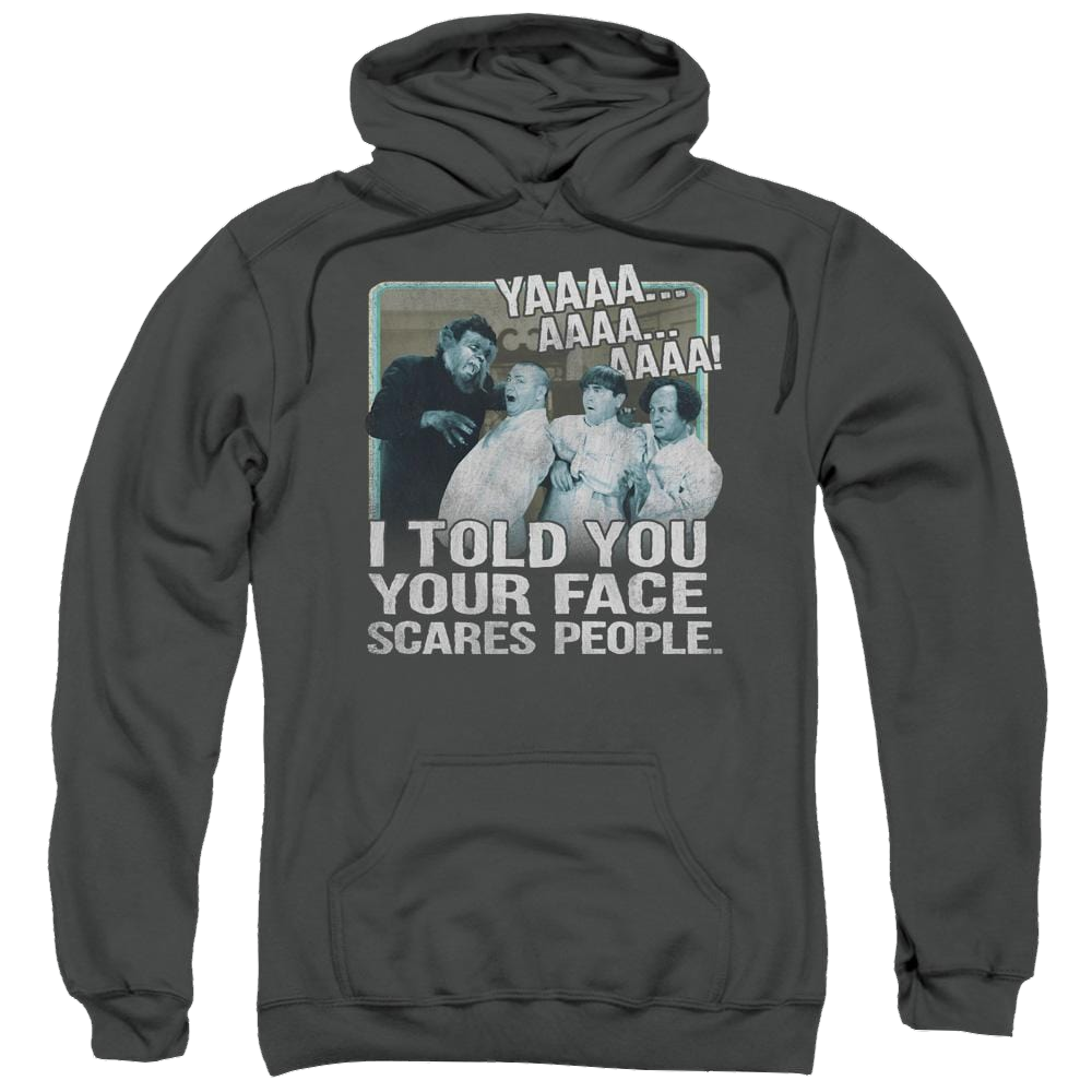 The Three Stooges Scares People Pullover Hoodie Pullover Hoodie The Three Stooges   