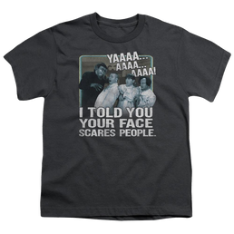The Three Stooges Scares People Youth T-Shirt (Ages 8-12) Youth T-Shirt (Ages 8-12) The Three Stooges   