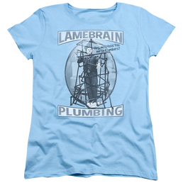 The Three Stooges Lanebrain Plumbing Women's T-Shirt Women's T-Shirt The Three Stooges   