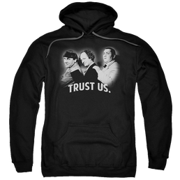 The Three Stooges Turst Us Pullover Hoodie Pullover Hoodie The Three Stooges   