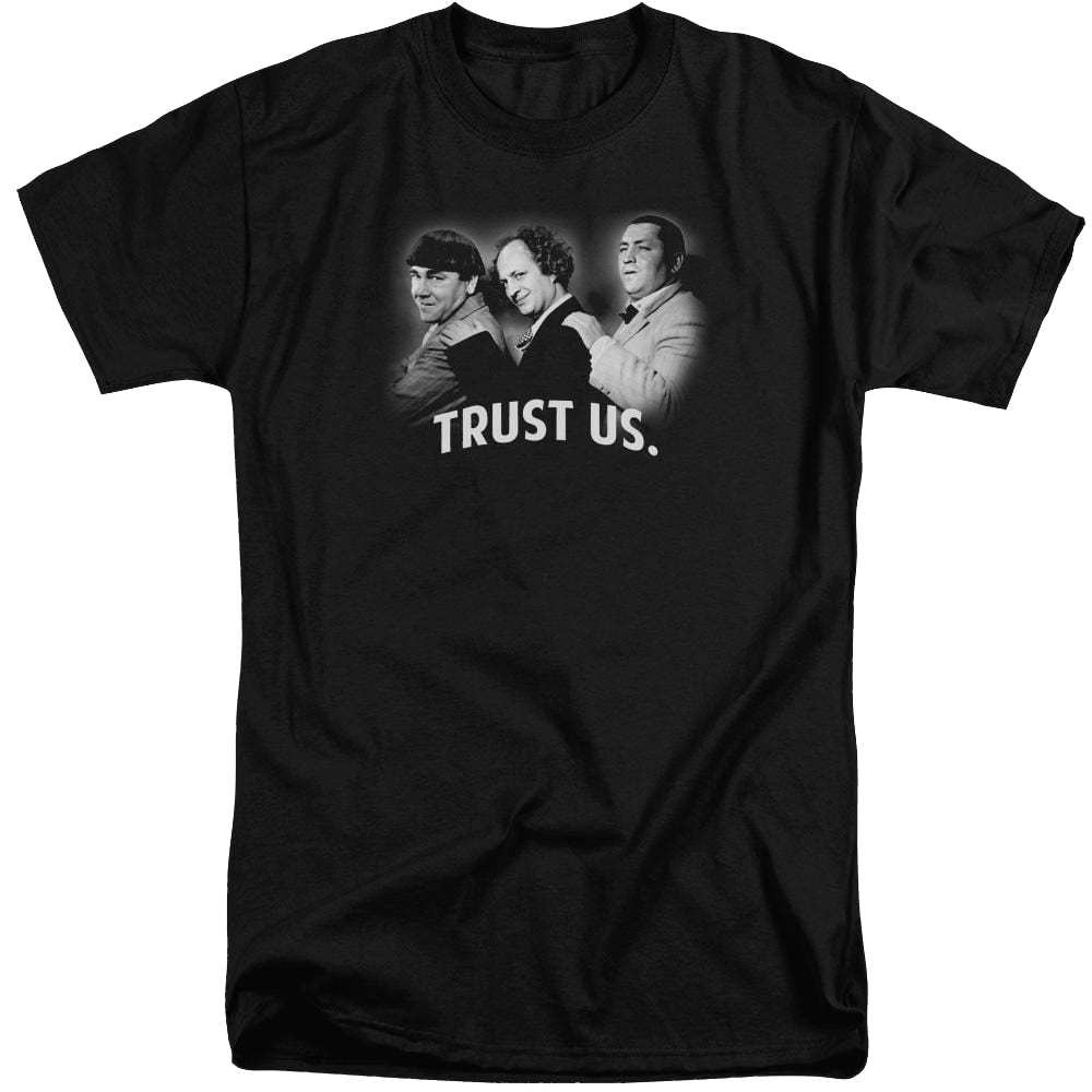 The Three Stooges Turst Us Men's Tall Fit T-Shirt Men's Tall Fit T-Shirt The Three Stooges   
