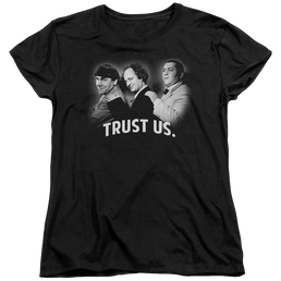The Three Stooges Turst Us Women's T-Shirt Women's T-Shirt The Three Stooges   