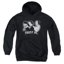 The Three Stooges Turst Us Youth Hoodie (Ages 8-12) Youth Hoodie (Ages 8-12) The Three Stooges   