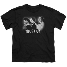 The Three Stooges Turst Us Youth T-Shirt (Ages 8-12) Youth T-Shirt (Ages 8-12) The Three Stooges   