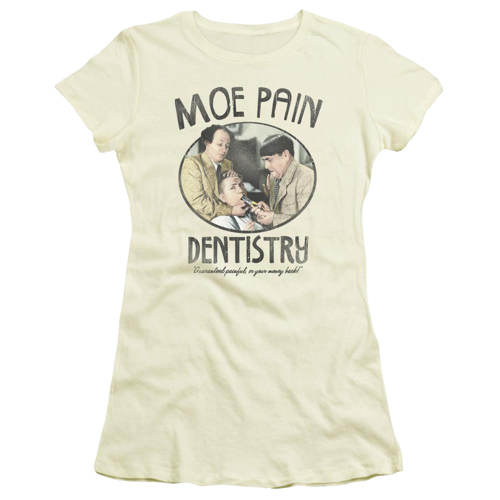 The Three Stooges Moe Pain Juniors T-Shirt Juniors T-Shirt The Three Stooges   
