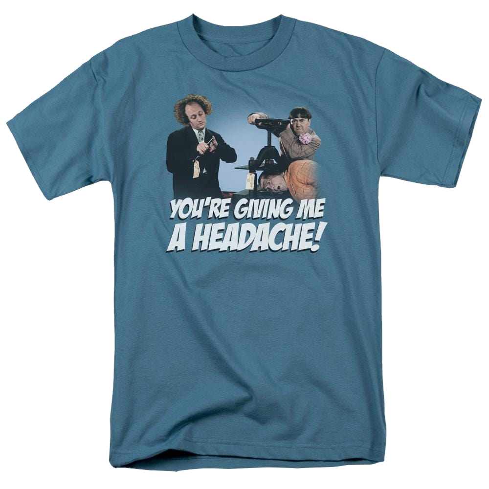 The Three Stooges Headache Men's Regular Fit T-Shirt Men's Regular Fit T-Shirt The Three Stooges   