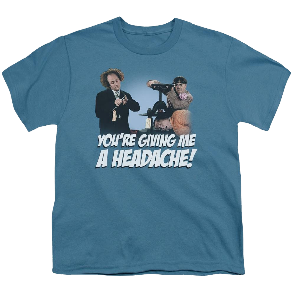 The Three Stooges Headache Youth T-Shirt (Ages 8-12) Youth T-Shirt (Ages 8-12) The Three Stooges   