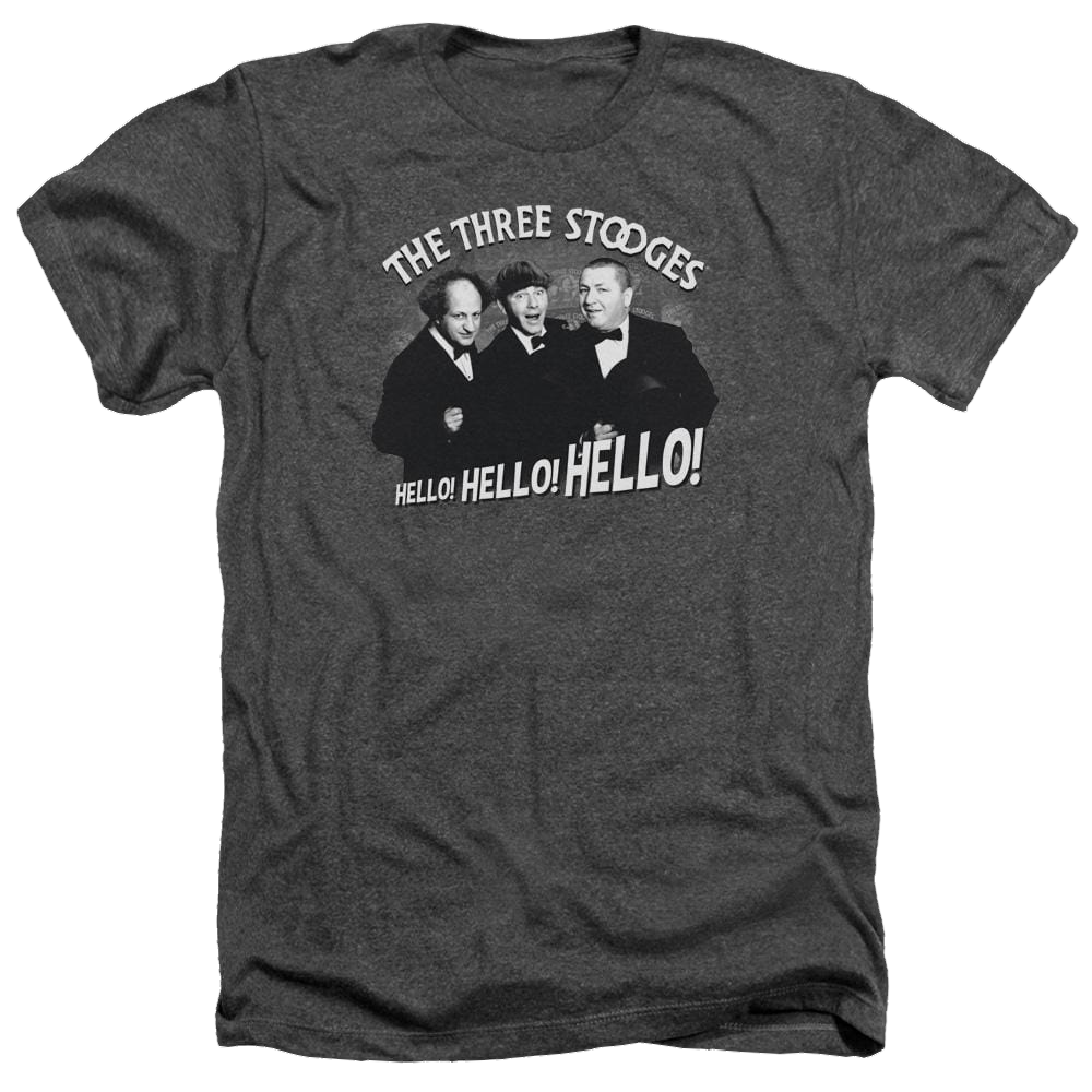 The Three Stooges Hello Again Men's Heather T-Shirt Men's Heather T-Shirt The Three Stooges   